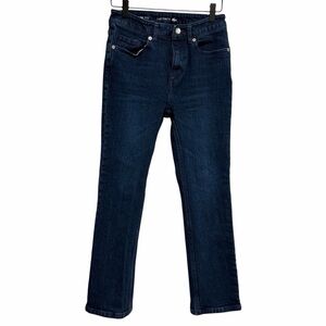 Lacoste Women’s Blue Denim Slim Fit Straight Leg Jeans 5-Pocket Cotton Blend